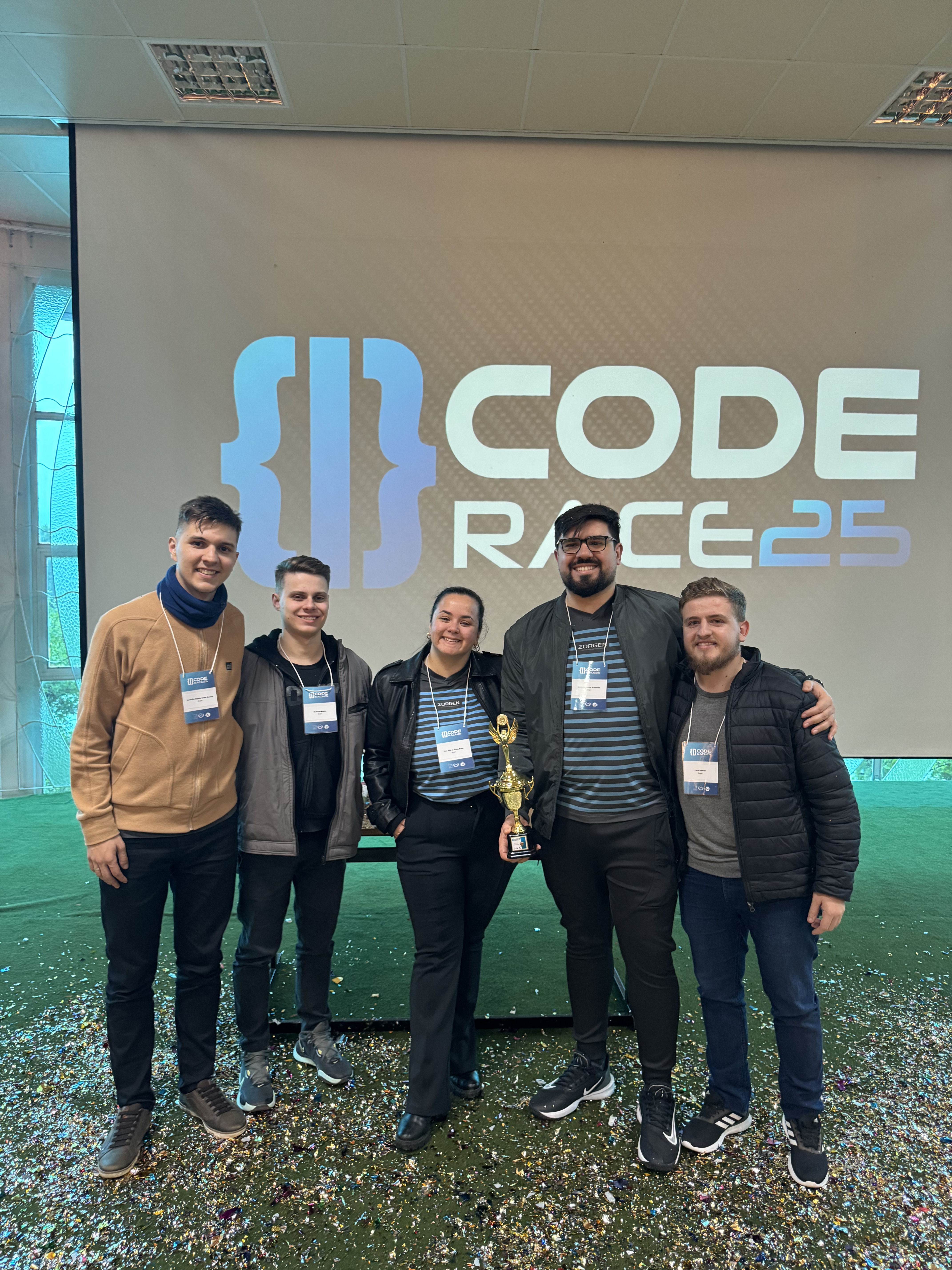 Time Zorgen em 3° Lugar Code Race 2025